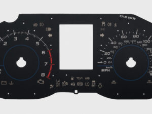 Subaru Forester Petrol Models, KMH to MPH Conversion Dial for imported / exported vehicle. Part No. C2133