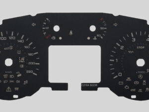 Rifter MPH to KMH Conversion Dial for imported vehicle. Part No. C2134