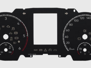 Caddy Diesel. MPH to KMH Conversion Dial for imported vehicle. Part No. C2136
