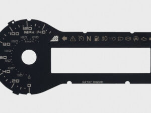 R1200R & RS KMH to MPH Conversion Dial for imported / exported vehicle. Part No. C2147