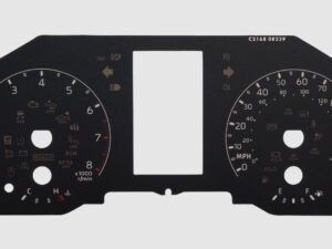 Toyota Yaris / Vitz KMH to MPH Conversion Dial for imported / exported vehicle. Part No. C2168