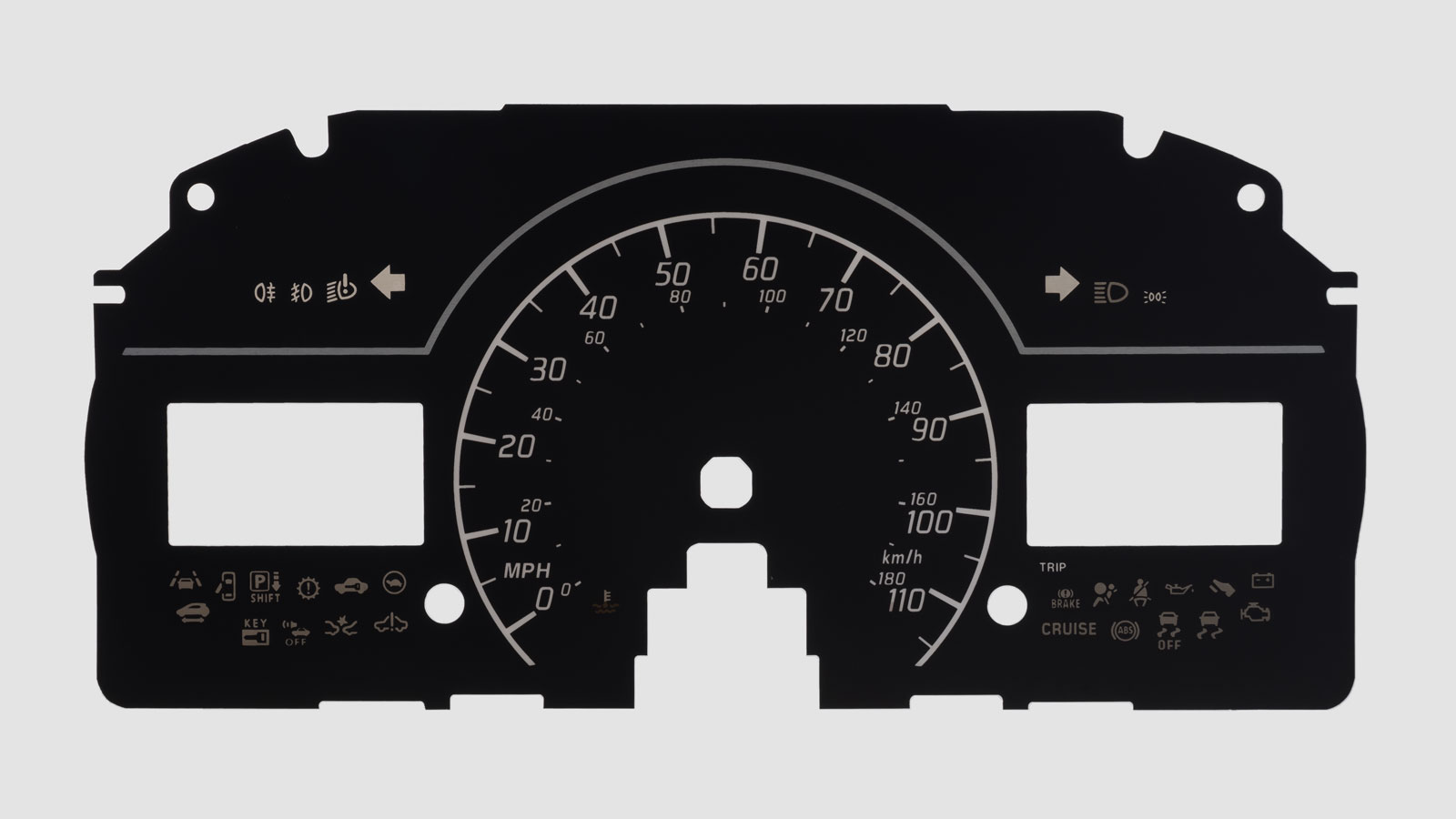 Nissan Note MK2, KMH to MPH Conversion Dial for imported / exported vehicle. Part No. C2159