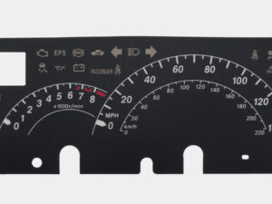 Daihatsu Materia KMH to MPH Conversion Dial for imported vehicle. Part No. C537