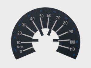 Honda Fit, Jazz, HR-V / Vezel and Shuttle. KMH to MPH Conversion Dial for imported vehicle. Part No. C2180