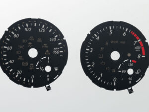 Mercedes A & B Class. KMH to MPH Conversion Dial. 160 MPH. Part No. C2176