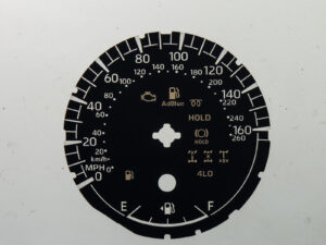 Toyota Land Cruiser KMH to MPH Conversion Dial 160MPH. Part No. C2191