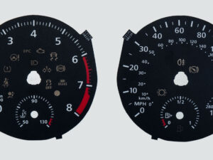 Polo GTI KMH to MPH Conversion Dial for imported vehicle. 180 MPH. Part No. C2170
