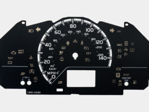 Toyota Yaris / Vitz KMH to MPH Conversion Dial for imported / exported vehicle. Part No. C2195