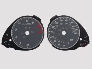 SQ5. Petrol. KMH to MPH Conversion Dial for imported vehicle. Part No. C2214