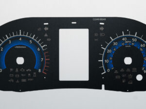 Mitsubishi Delica Mini & eK Wagon, Suzuki Palette, Mazda Flair, Nissan Dayz, Otti & Roox KMH to MPH Conversion Dial for imported / exported vehicle. Part No. C2249