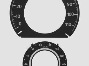 CR-V 110 MPH / 180KMH. KMH to MPH Conversion Dial for imported vehicle. Part No. C2261