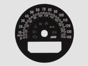 R NineT KMH to MPH Conversion Dial for imported / exported vehicle. Part No. C2265