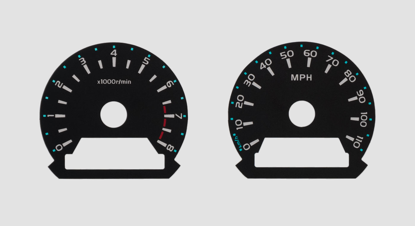 Toyota Alphard / Vellfire 2nd Gen, KMH to MPH Conversion Dial for imported / exported vehicle. Part No. C2266