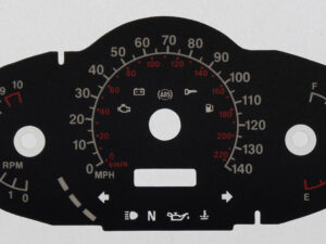 Harley Davidson V-Rod KMH to MPH Conversion Dial for imported vehicle. Part No. C2285