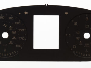 Fiat Ducato, Citroen Relay, and Peugeot Boxer. MPH to KMH Conversion Dial for imported vehicle. Part No. C2301
