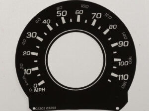 Honda Accord KMH to MPH Conversion Dial for imported / exported vehicle. Part No. C2305