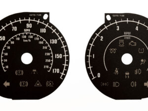 XKR KMH to MPH Conversion Dial for imported / exported vehicle. Part No. C270