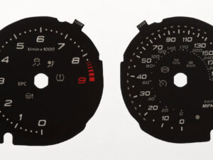 RS4. KMH to MPH Conversion Dial for imported vehicle. Part No. C2318